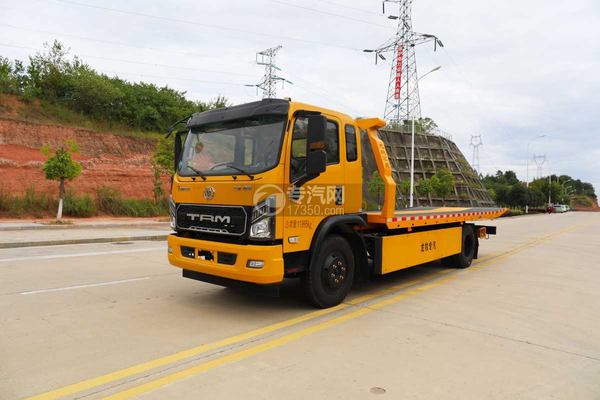 三环创客一拖二清障车