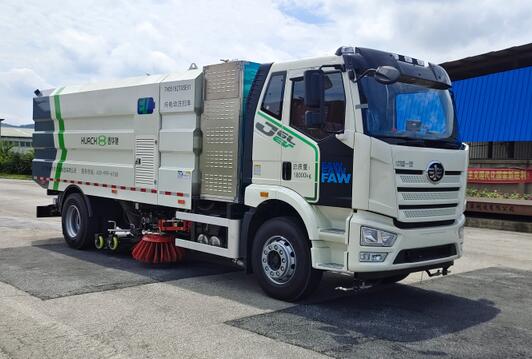 解放15方纯电动洗扫车