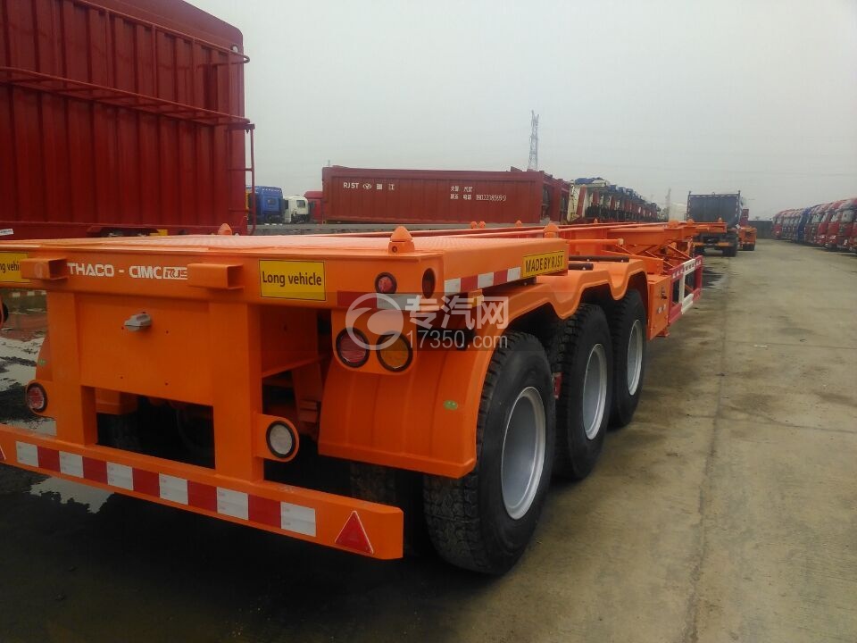 40英尺集装箱骨架半挂车中集