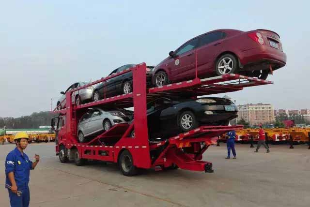 中集中置轴车辆运输全挂车简介