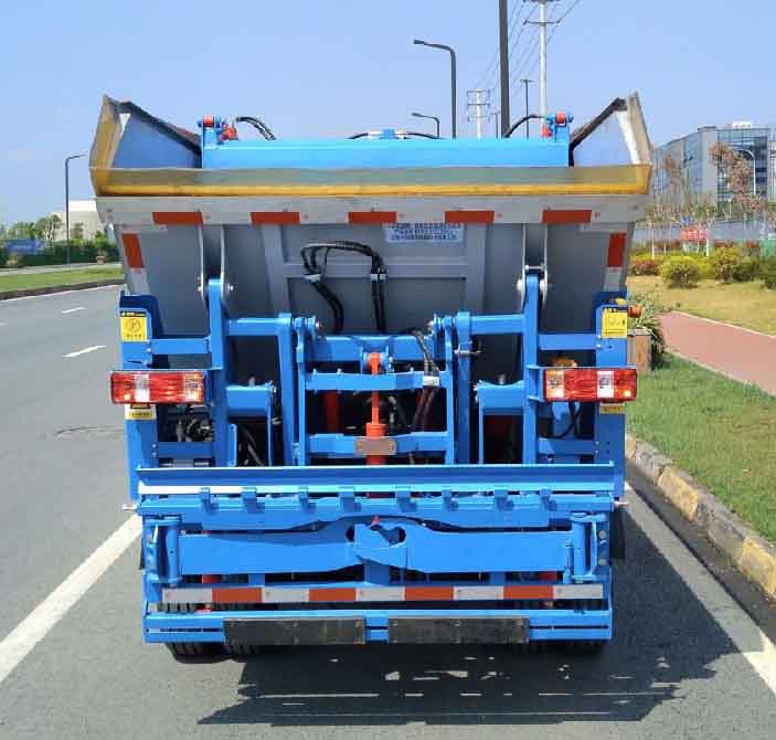 今创嘉蓝牌kte5031zzzdev纯电动自装卸式垃圾车