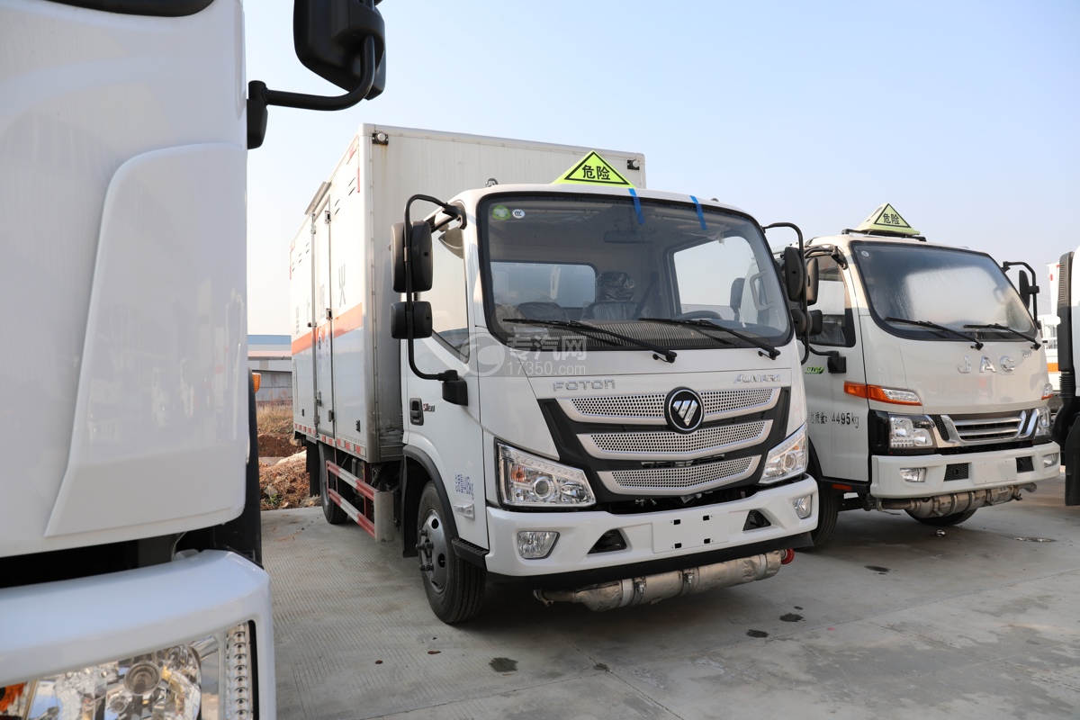 福田欧马可S1国六4.1米毒性和感染性物品厢式运输车