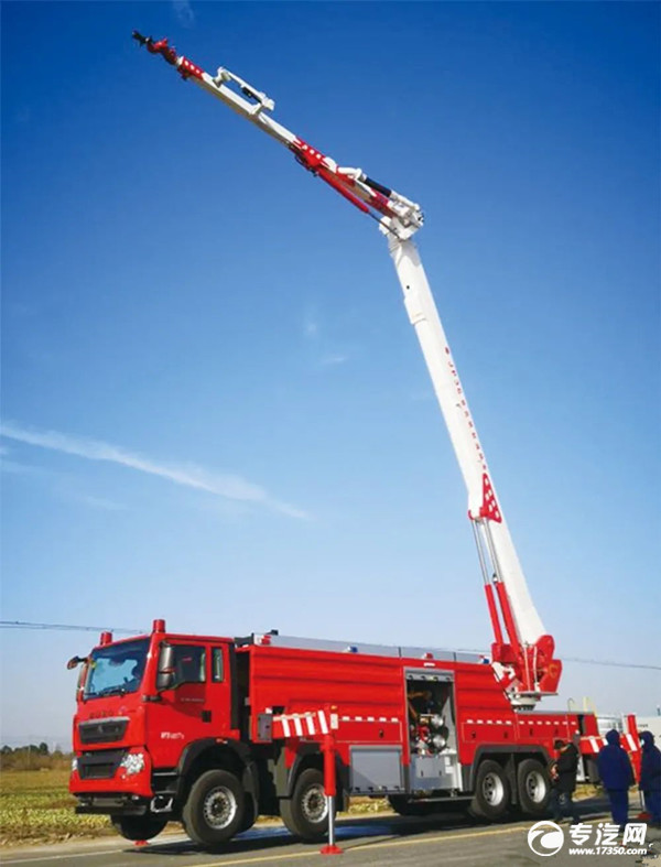 32米举高喷射消防车图片