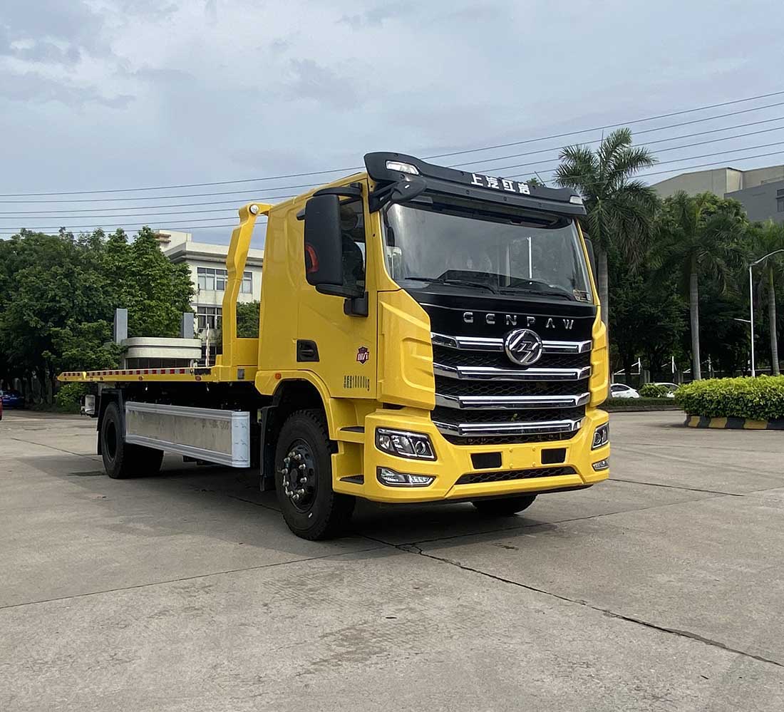 粤海牌yh5180tqz396p型清障车