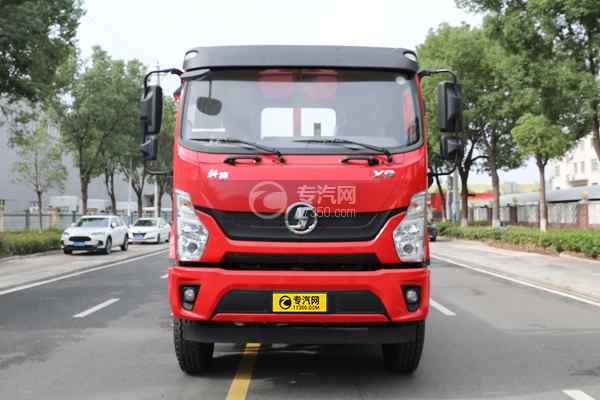 陕汽轩德X9平板运输车（25吨）正面图