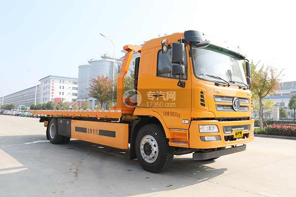 陕汽轩德X6一拖二清障车（18吨）右前45度图