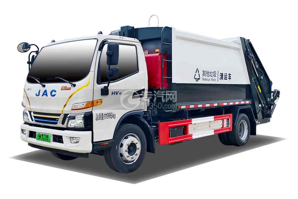 江淮骏铃聚宝盆混动10方压缩垃圾车