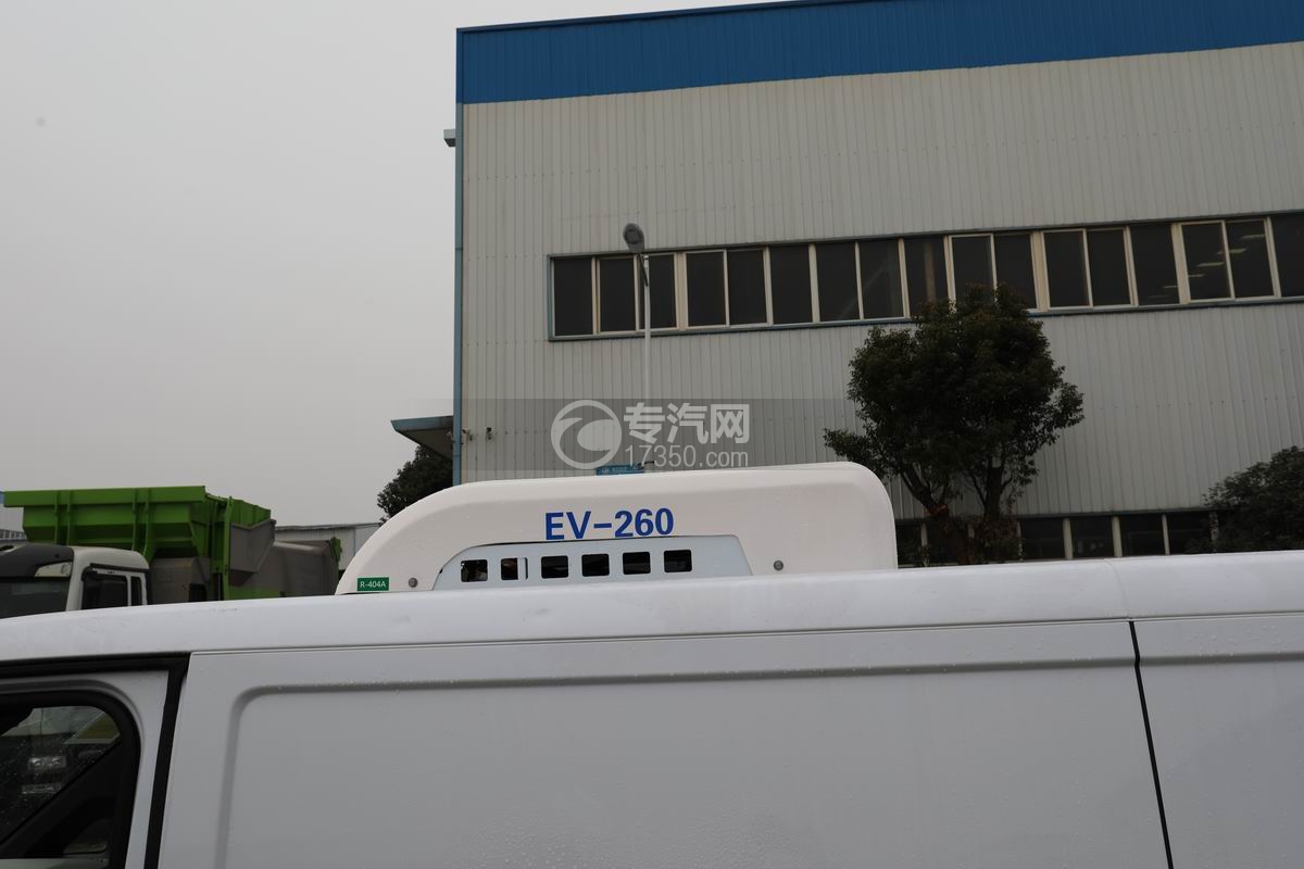 吉利V8E纯电动面包式冷藏车外置冷机组