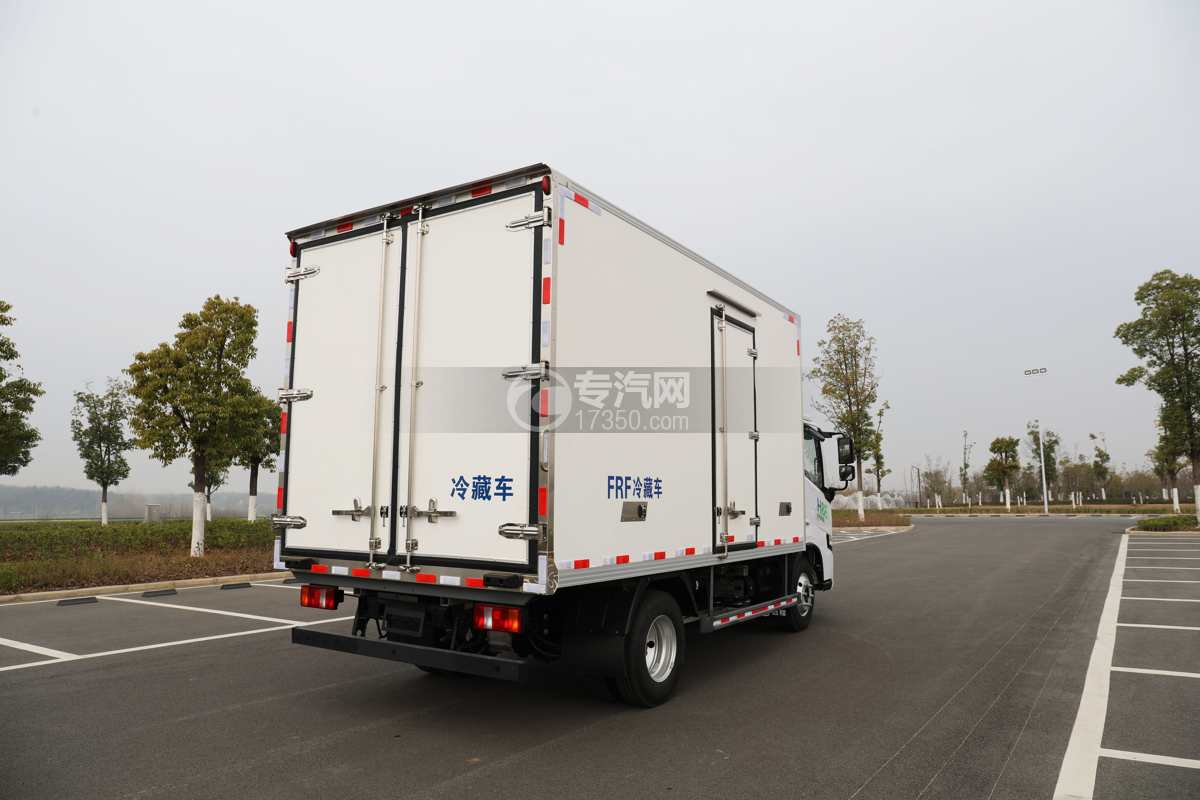 吉利远程H8E纯电动冷藏车(120度电)侧后面图