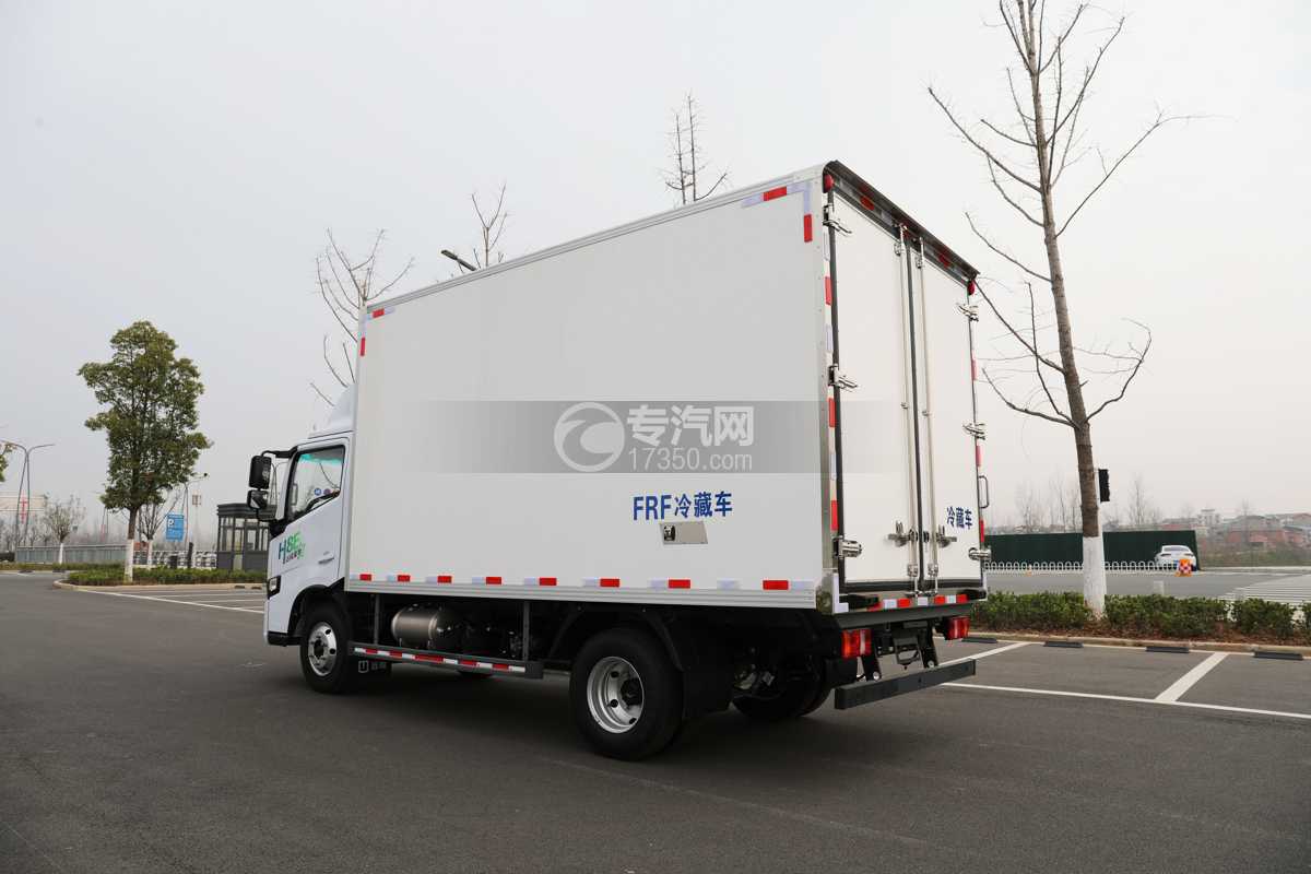 吉利远程H8E纯电动冷藏车(120度电)侧后面图