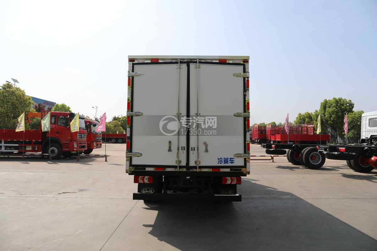 江淮帅铃ES6纯电冷藏车（100.46 kwh)正面图