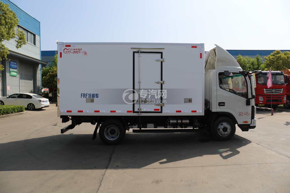 江淮帅铃ES6纯电冷藏车（100.46 kwh)侧面图