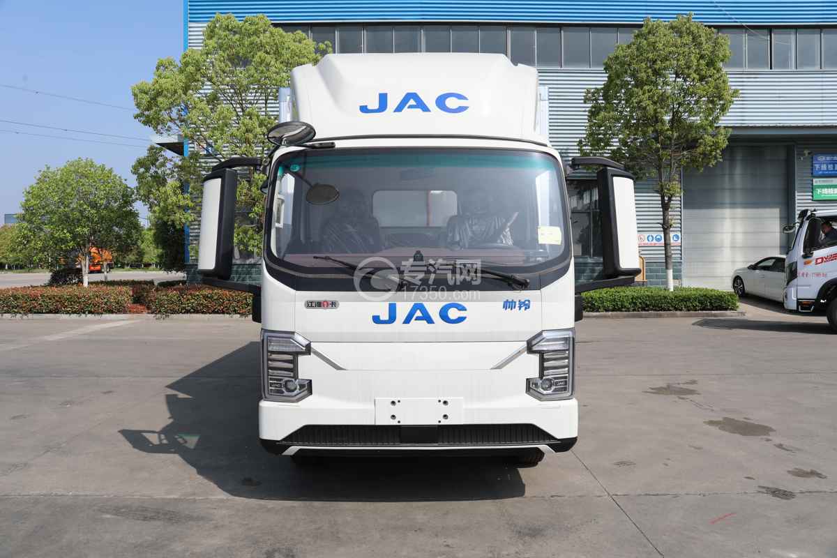 江淮帅铃ES6纯电冷藏车（100.46 kwh)正面图