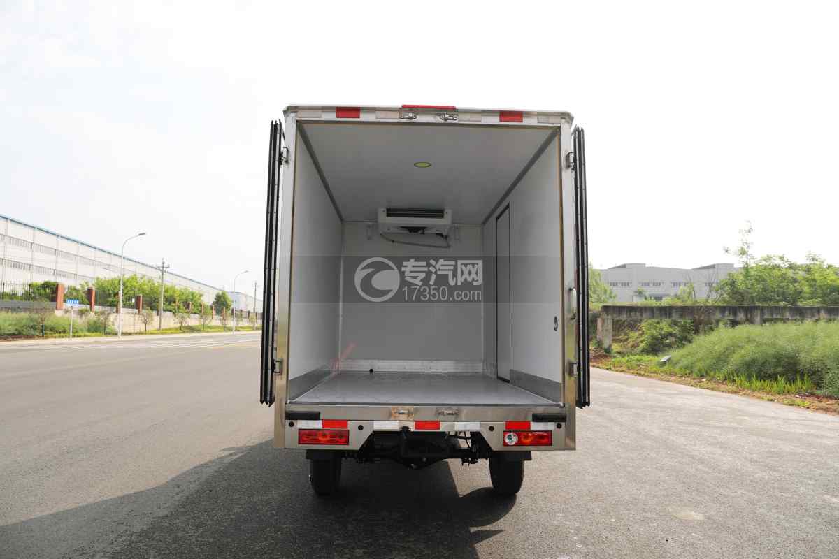 吉利F1E纯电动冷藏车尾门展开图