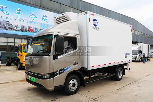 吉利远程T9E纯电动冷藏车(重载版)左前45度图