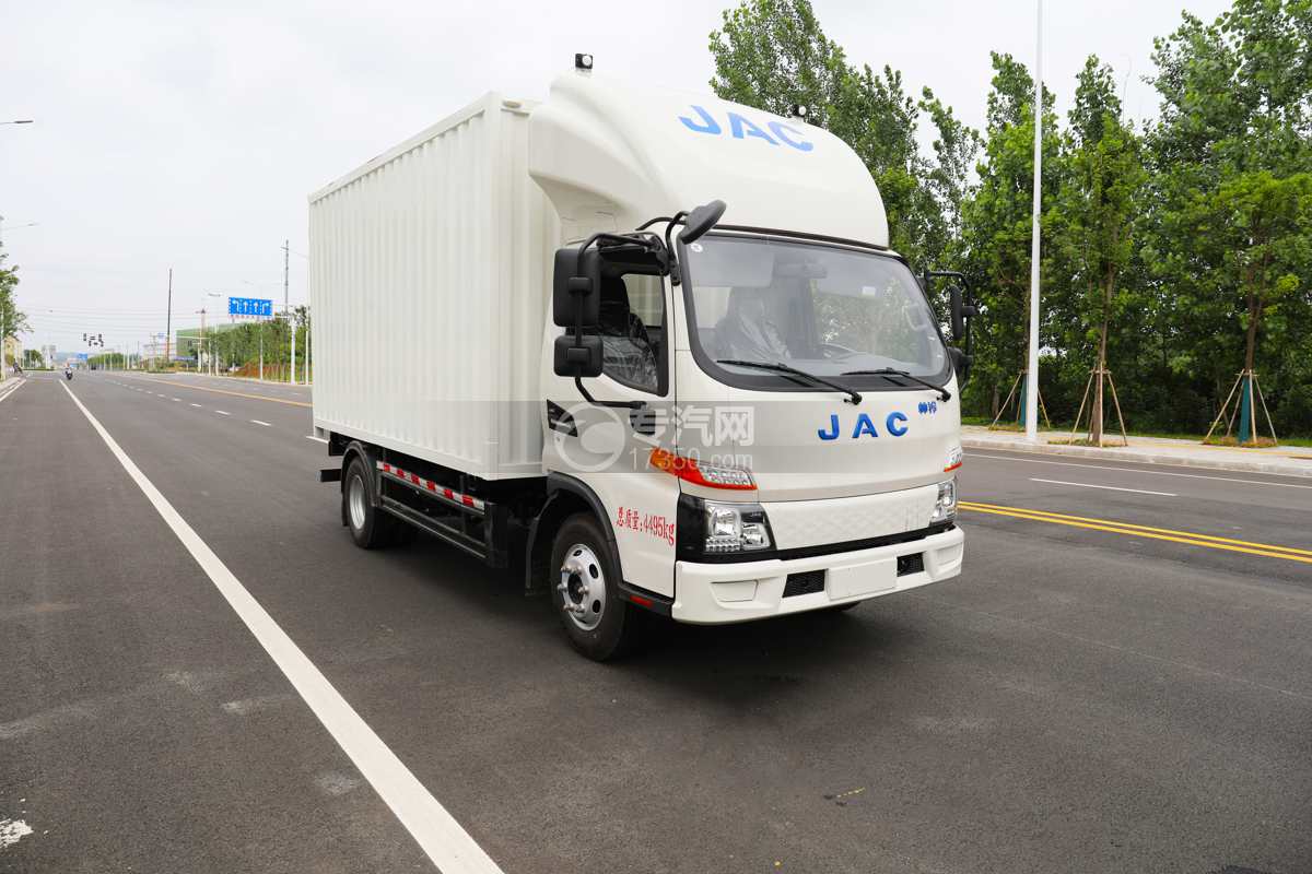 江淮帅铃EV5纯电动车厢可卸式汽车（100.46kwh）右前45度图