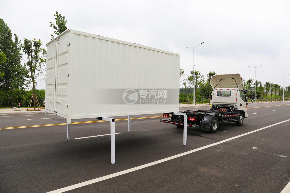 江淮帅铃EV5纯电动车厢可卸式汽车（100.46kwh）可卸式箱体