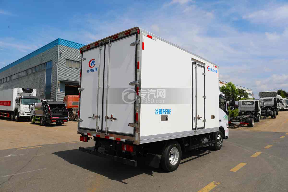 吉利远程星智H8E（100.07度电）纯电动冷藏车（新规）侧后面图