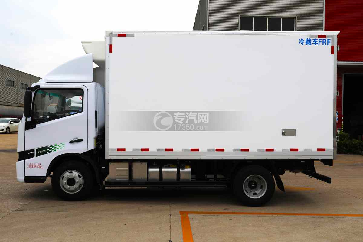 吉利远程T9M醇氢电动（4.2米）冷藏车侧面图