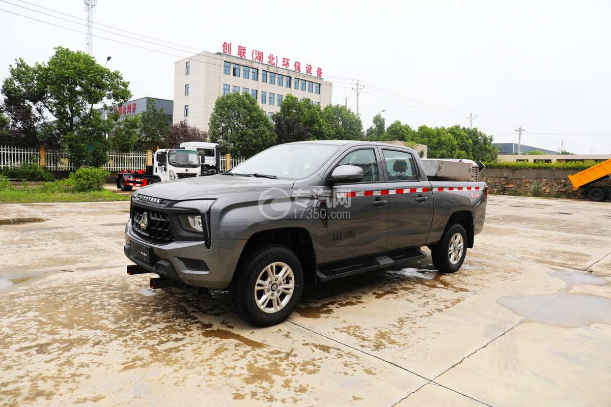 重汽搏胜2.0T自动柴油四驱长轴 青春版除雪车