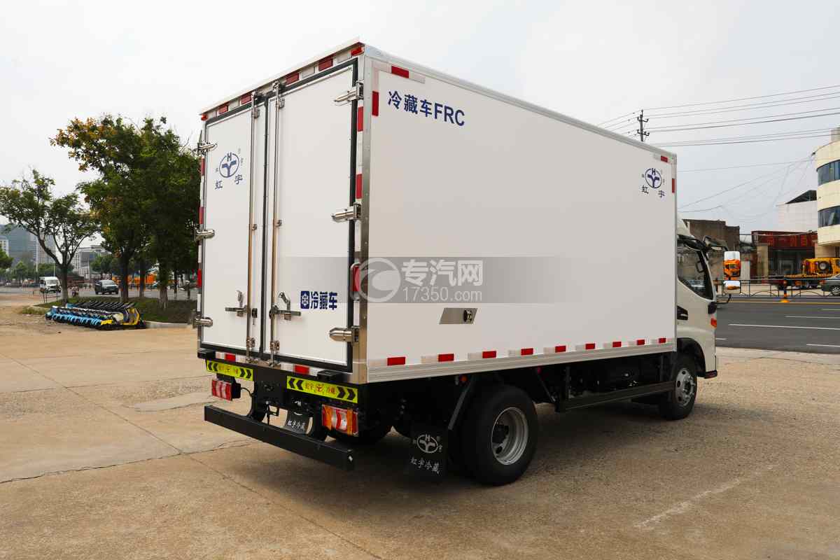 江淮帅铃EV5-100.46Kwh纯电动冷藏车侧后面图