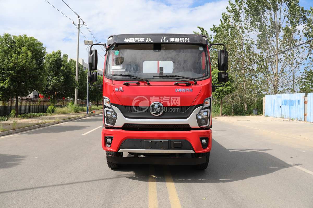陕汽德龍G500平板式货车（18吨新规）正面图