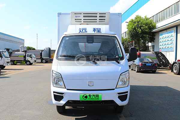 吉利星智F5E 81.53度电纯电动冷藏车（后双轮）正前方图