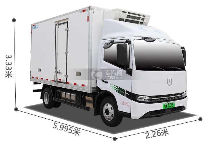 吉利远程T9M纯电动冷藏车（重载版）外观尺寸