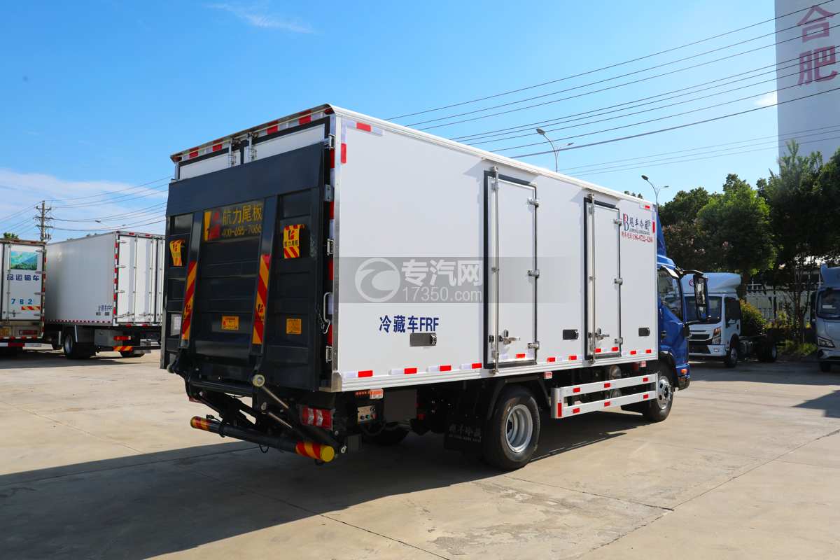 江淮帅铃ES9黄绿牌-140.41kwh纯电冷藏车-新规侧后面图