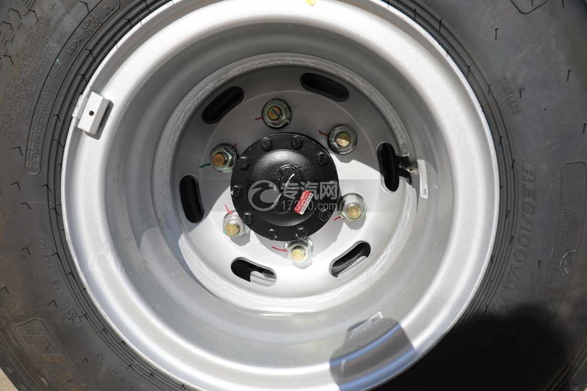 江淮帅铃ES9黄绿牌-140.41kwh纯电冷藏车-新规轮毂