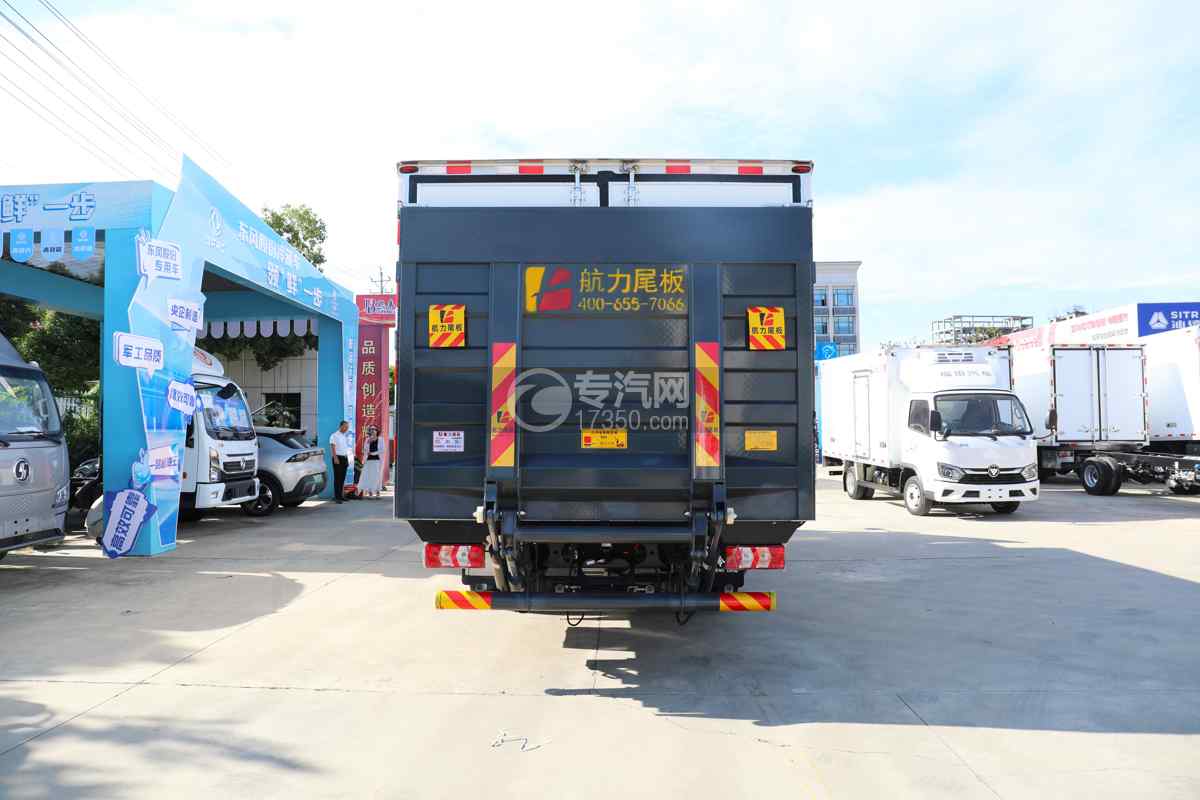 江淮帅铃ES9黄绿牌-140.41kwh纯电冷藏车-新规液压尾板