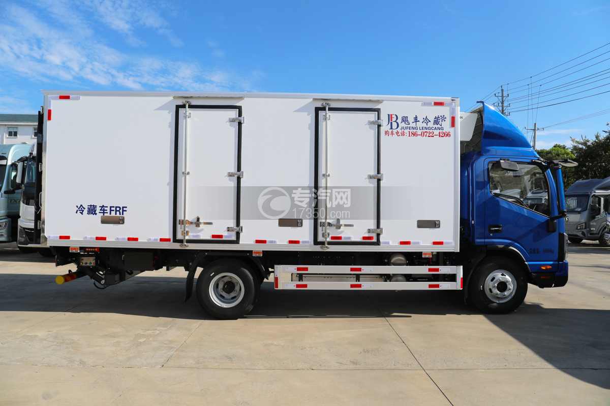 江淮帅铃ES9黄绿牌-140.41kwh纯电冷藏车-新规上装箱体