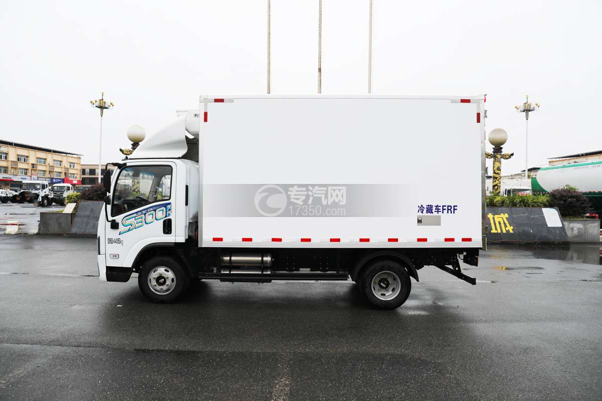 陕汽智云S300宁德165度K8冷藏车（新规）侧面图