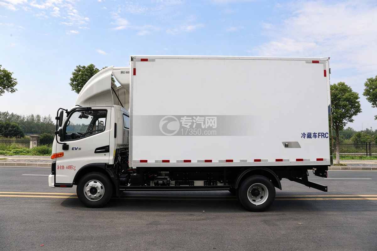 江淮帅铃EV5-100.46Kwh纯电动冷藏车--新规侧面图