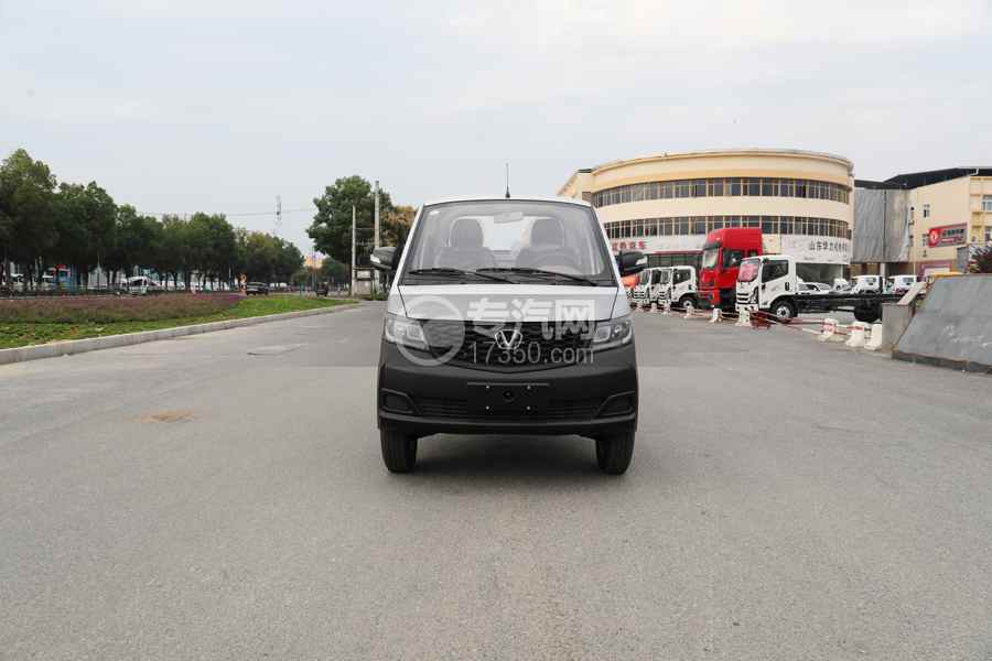 成功斑马小微卡蓝牌冷藏车底盘正面图