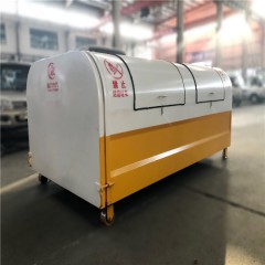 不锈钢3方钩臂垃圾箱 3-10方钩臂垃圾箱生产厂家低价直销货到付款