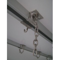 冷藏车厢肉钩滑道 吊钩轨道铝合金挂肉跑道冷库冷藏车挂肉滑槽