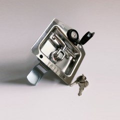 厂家生产不锈钢T型面板锁 拖车锁 汽车工具箱锁 机罩锁70407SZ