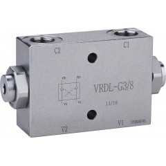 VRDL-G3/8 双向液压锁，清障车油缸锁，环卫车油缸锁，管式液压锁