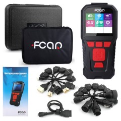 FCAR F-50R重型卡车诊断仪24V柴油大客车/挖掘机OBD2扫描仪