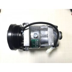 华凌悍马汉马H6星凯马重搅拌车卡汽车空调压缩机冷气泵全新制冷泵