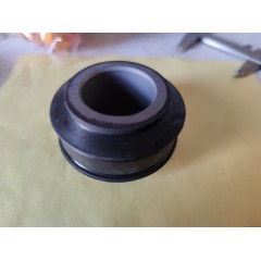 减震器橡胶衬套胶钉缓冲胶块钢套橡胶轴套平叉套驾驶室衬套